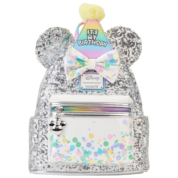 Loungefly Handbags - Disney Loungefly Mini Backpack - Birthday Celebration Mickey & Friends, NWT.